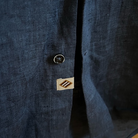 Joseph Abboud Linen Button Down Size M - Picture 5 of 5